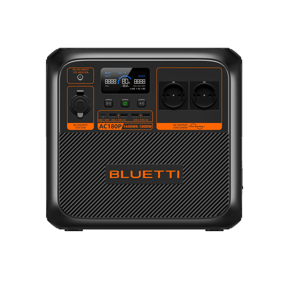 Bluetti BLUETTI AC180P Portable Power Station 1800W, 1440Wh
