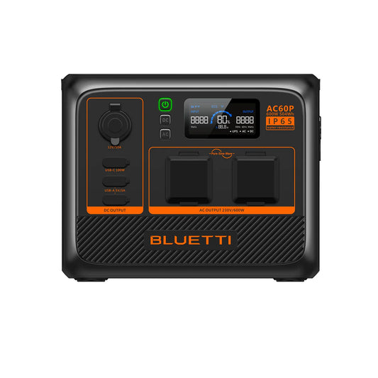 Bluetti BLUETTI AC60P PREMIUM Portable Battery Power Station 504Wh, 600w