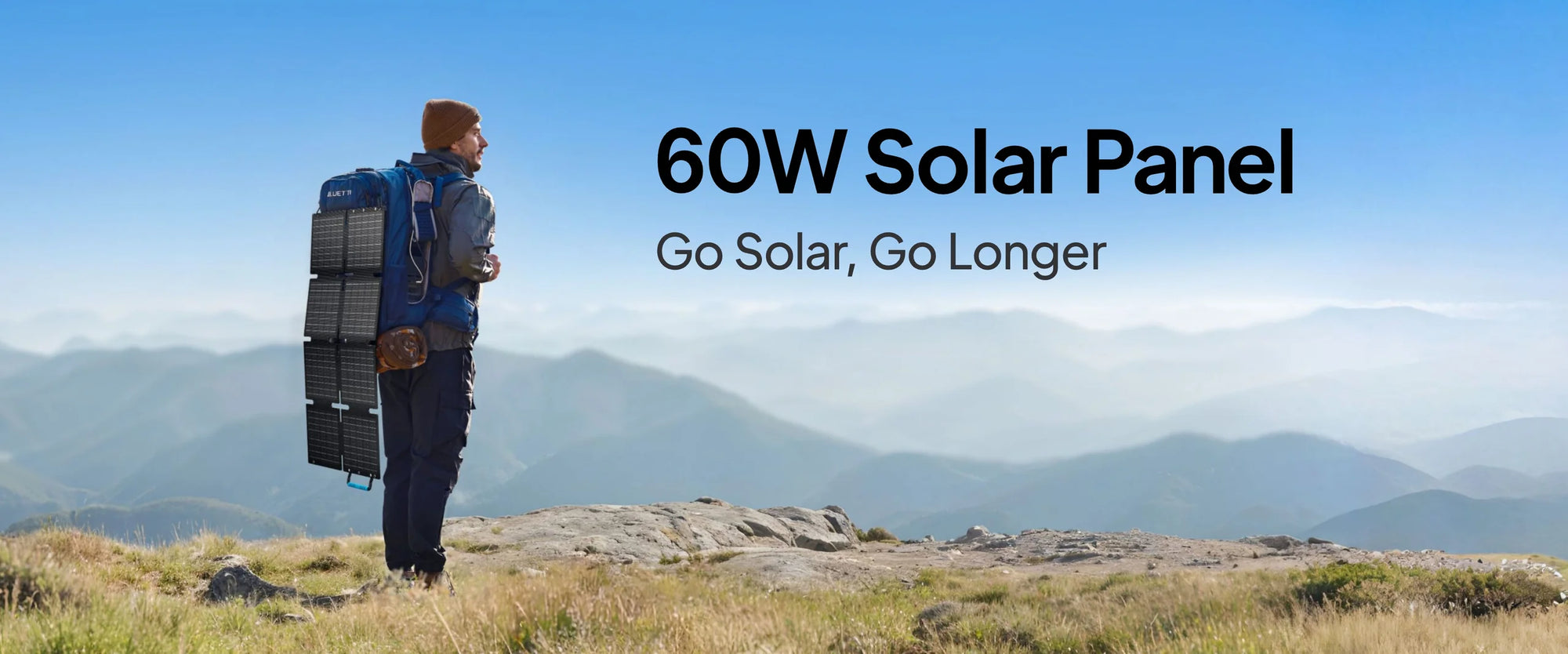 Bluetti SORA 60 Portable Foldable Monocrystalline 60W Solar Panel