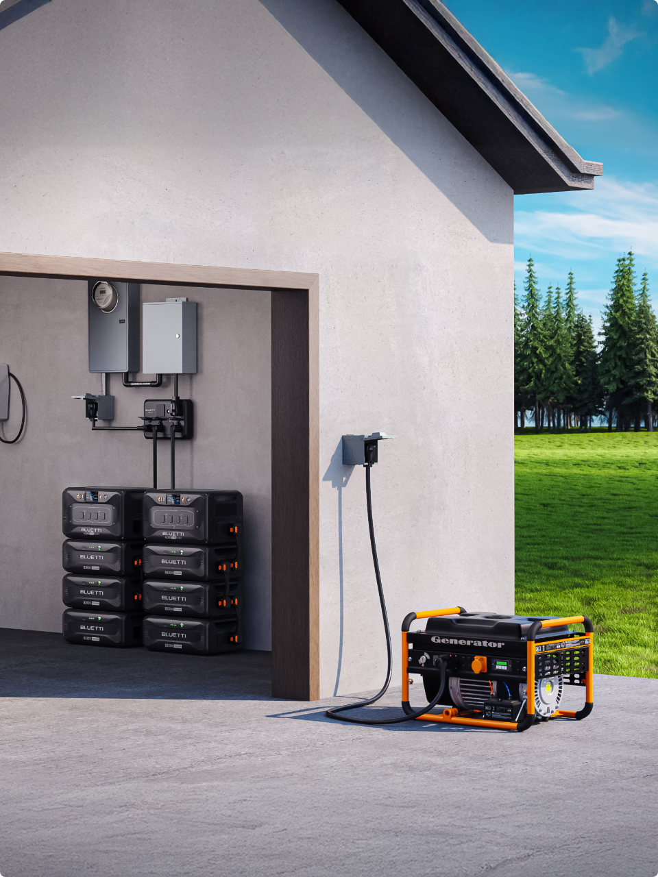 Bluetti Apex 300 Portable Power Station Solar Generator 2764.8Wh / 3840W