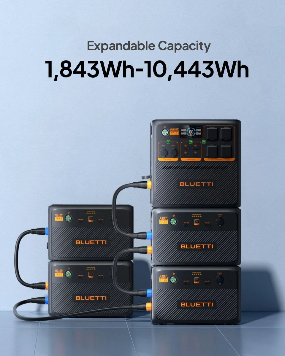 BLUETTI AC240P Portable Power Station 2400W 1843Wh