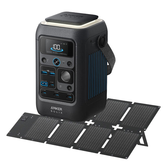 Anker Anker SOLIX C300X DC Portable Power Station With PS60 60W Foldable Solar Panel