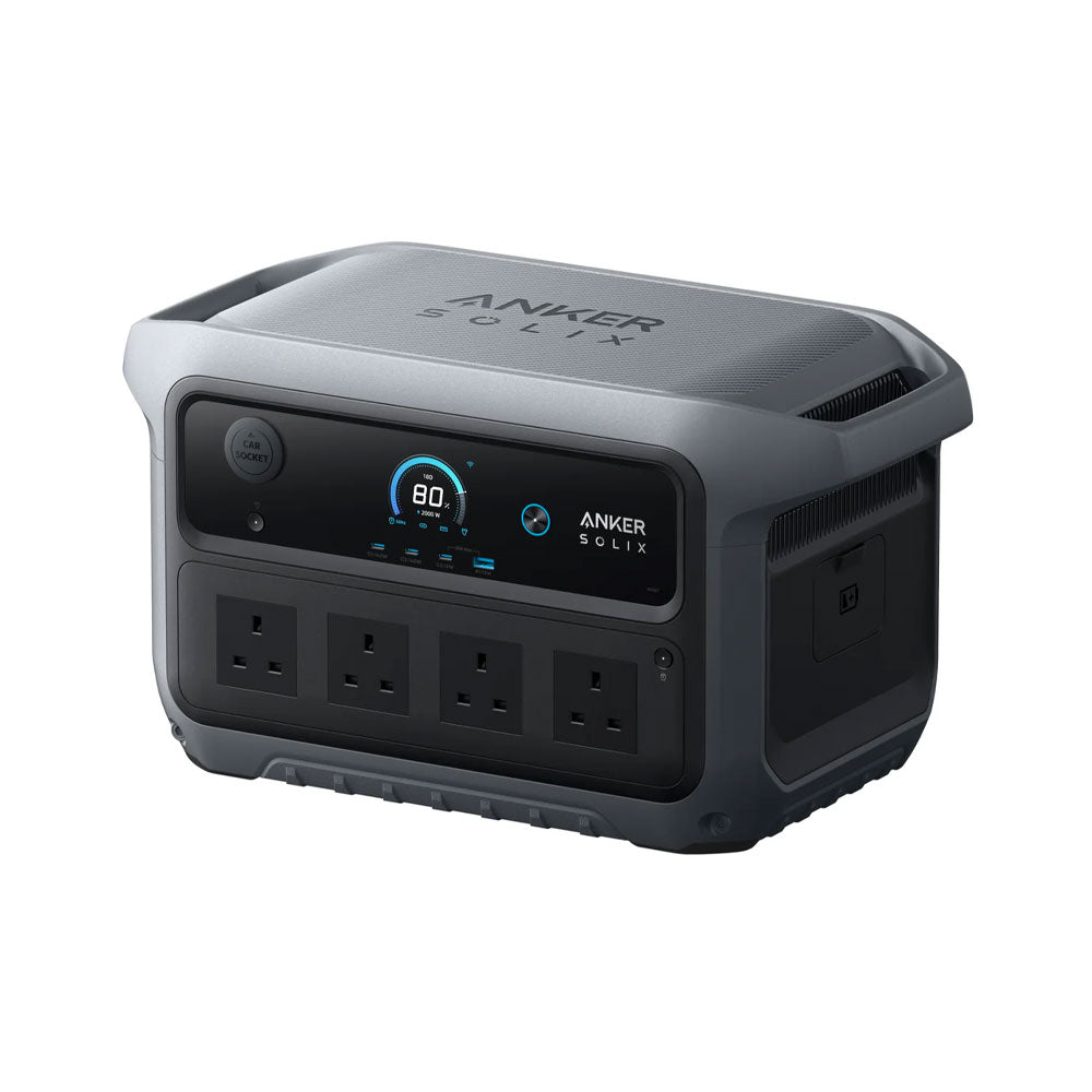Anker Anker SOLIX C2000 Gen 2 Portable Battery Power Station With PS400 IP68 Bifacial Foldable 400W Solar Panel