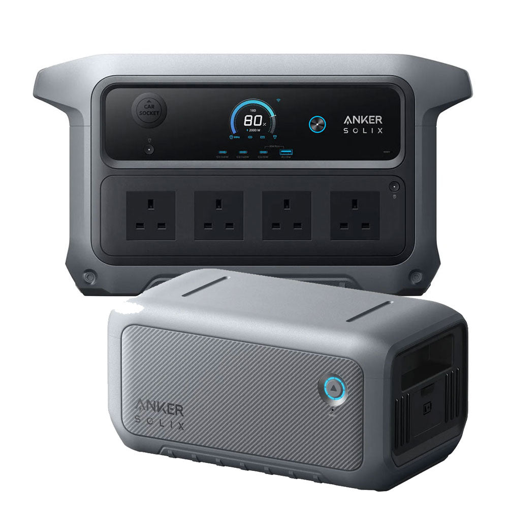 Anker Anker SOLIX C2000 Gen 2 Portable Battery Power Station 2048Wh With BP2000 Gen 2 Expansion Battery