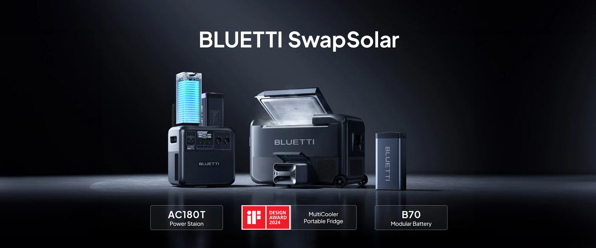 BLUETTI AC180T Solar Portable Power Station 1800W / 1433Wh