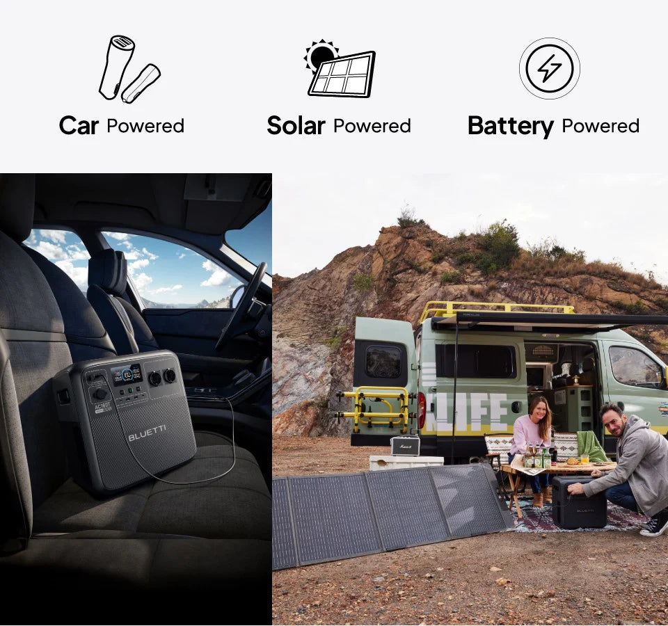 BLUETTI AC180T Solar Portable Power Station 1800W / 1433Wh