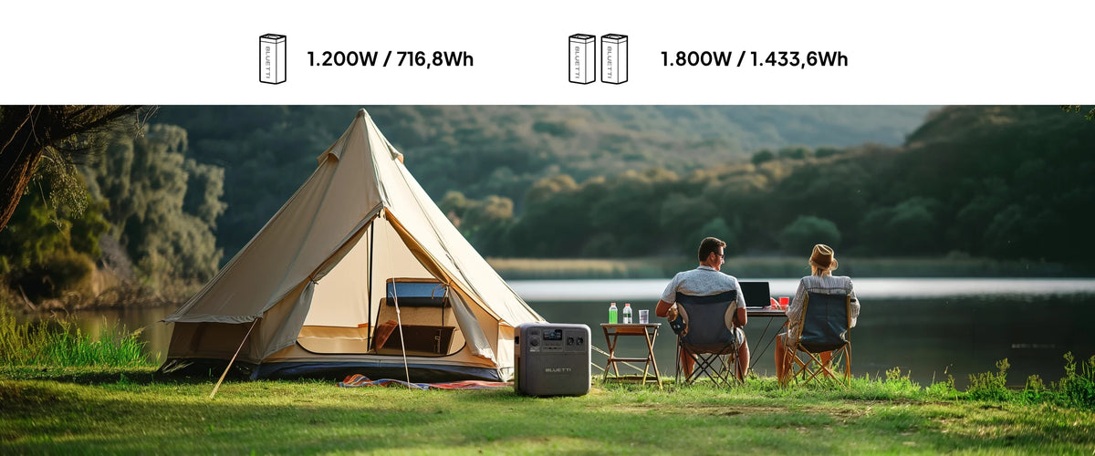 BLUETTI AC180T Solar Portable Power Station 1800W / 1433Wh