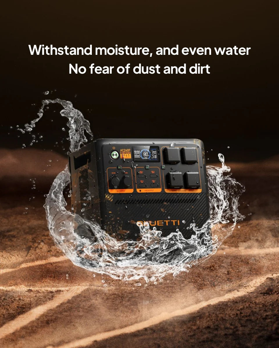 BLUETTI AC240P Portable Power Station 2400W 1843Wh
