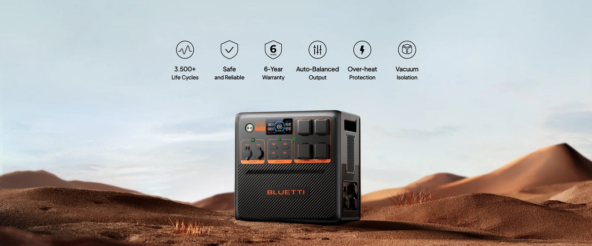 BLUETTI AC240P Portable Power Station 2400W 1843Wh