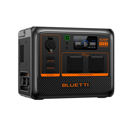 Bluetti BLUETTI AC60P PREMIUM Portable Battery Power Station 504Wh, 600w