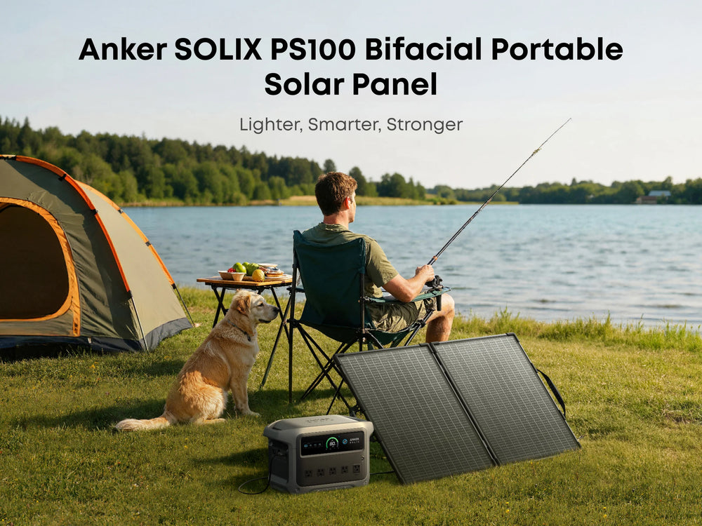 Anker SOLIX PS100 Bifacial Portable Solar Panel