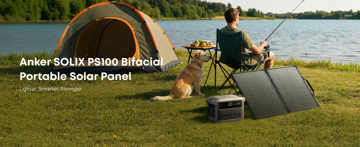 Anker SOLIX PS100 Bifacial Portable Solar Panel