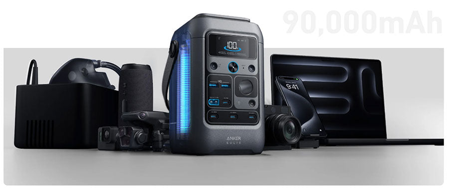 Anker SOLIX C300X DC 288Wh 300w Portable Battery Power Station