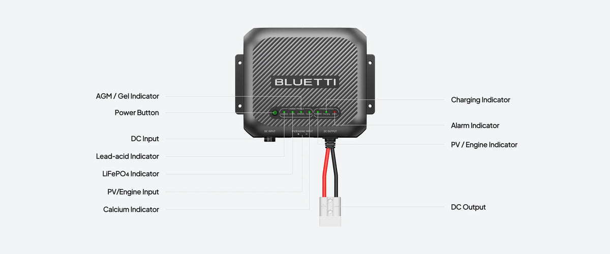 BLUETTI D40 DC-DC Battery Charger for AC200PL
