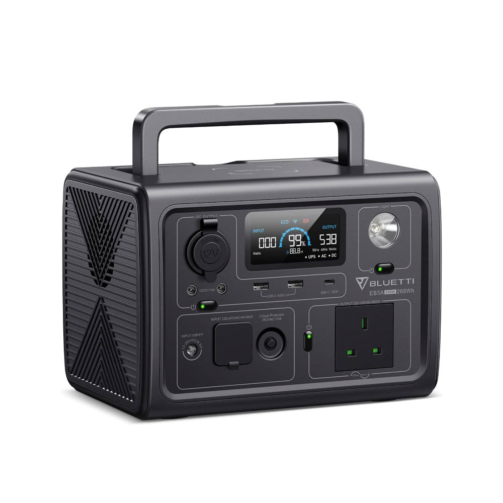 BLUETTI EB3A Portable Power Station 600W 268Wh