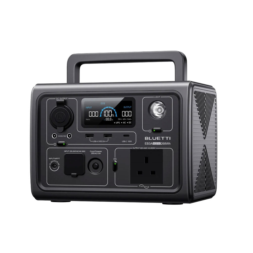 BLUETTI EB3A Portable Power Station 600W 268Wh
