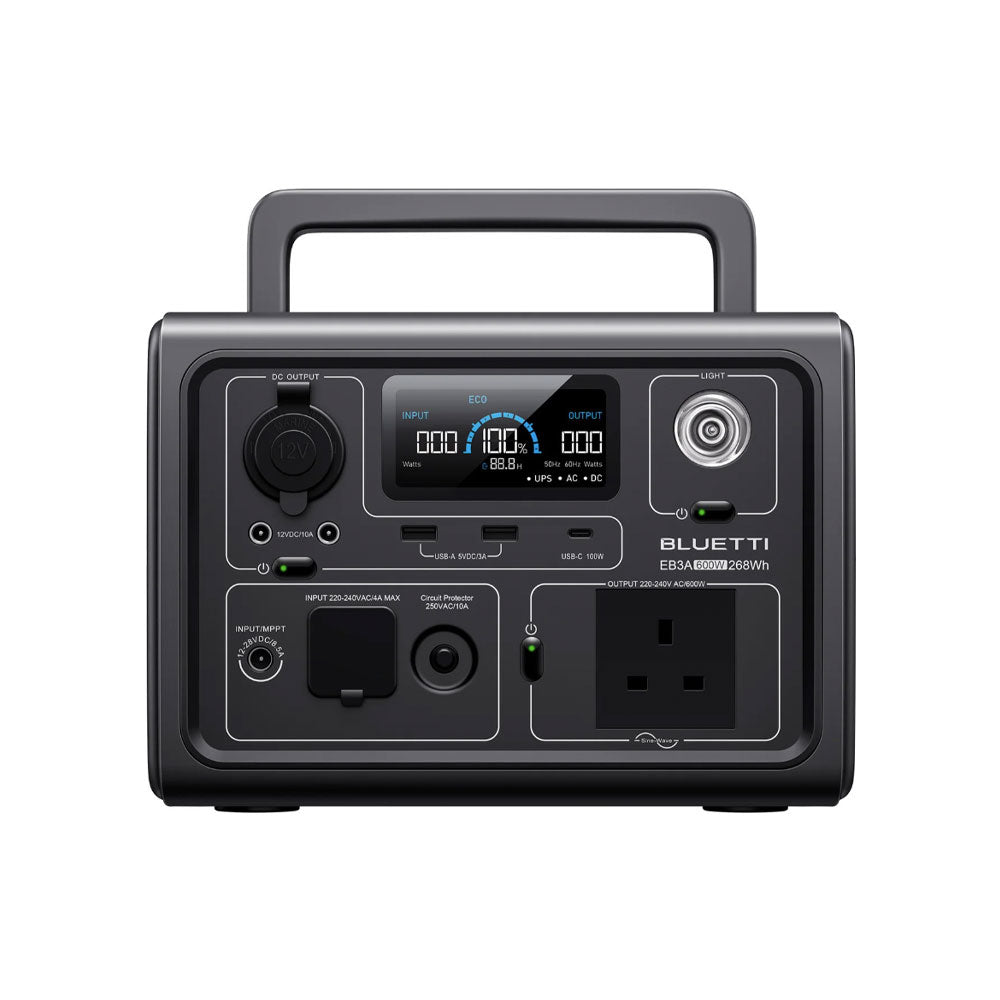 BLUETTI EB3A Portable Power Station 600W 268Wh