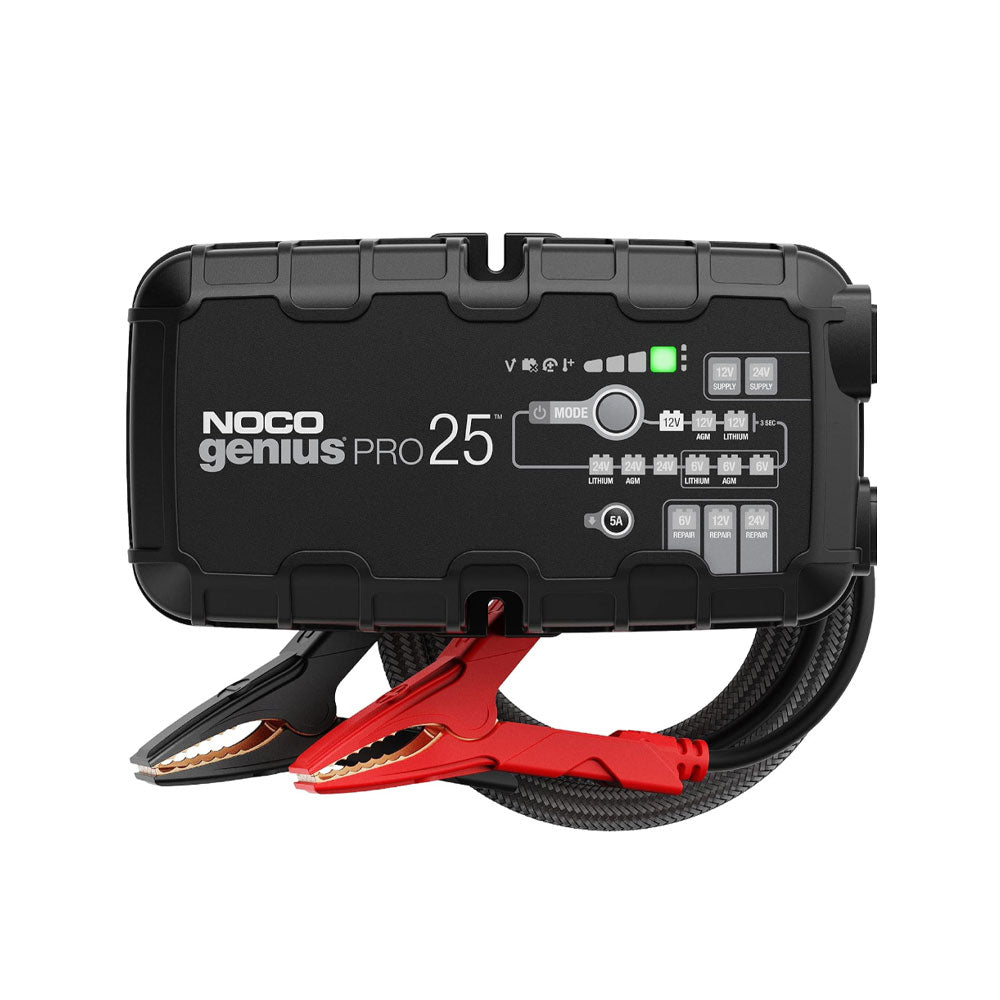 Noco NOCO GENIUSPRO25 Battery Maintainer + Battery Desulfator 25A Smart Trickle Battery Charger 6V / 12V / 24V