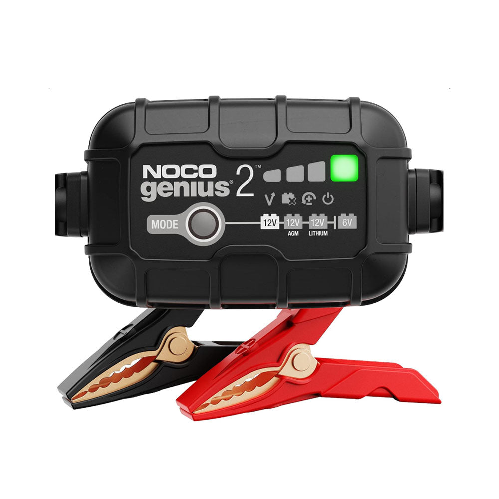 Noco NOCO GENIUS2 Battery Maintainer + Battery Desulfator 6V/12V 2A Smart Trickle Battery Charger