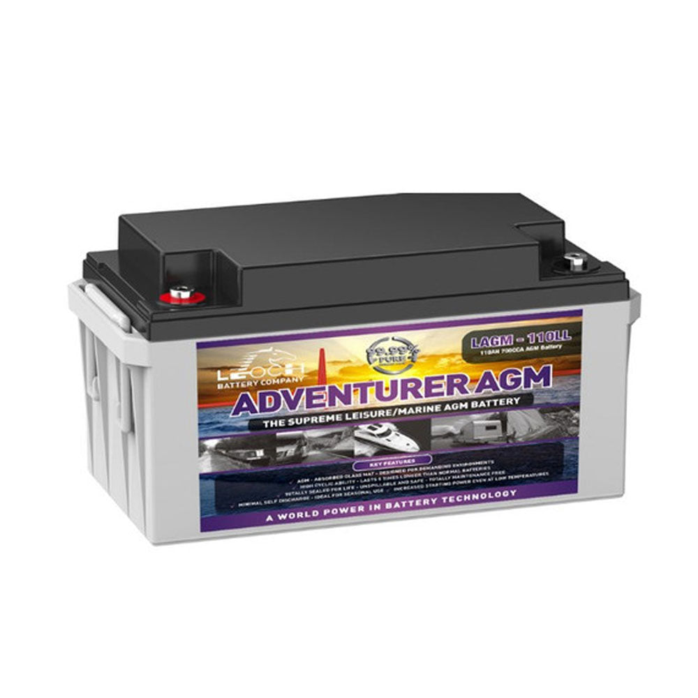 Leoch LEOCH 12V 110Ah AGM Deep Cycle Battery