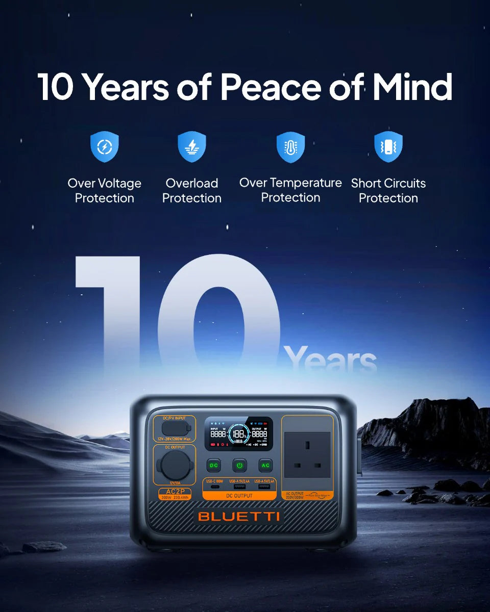 Bluetti AC2P Portable Power Station 300W 230Wh