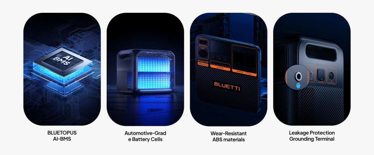 BLUETTI PREMIUM 200 v2 Portable Battery Power Station 2073Wh 2700w