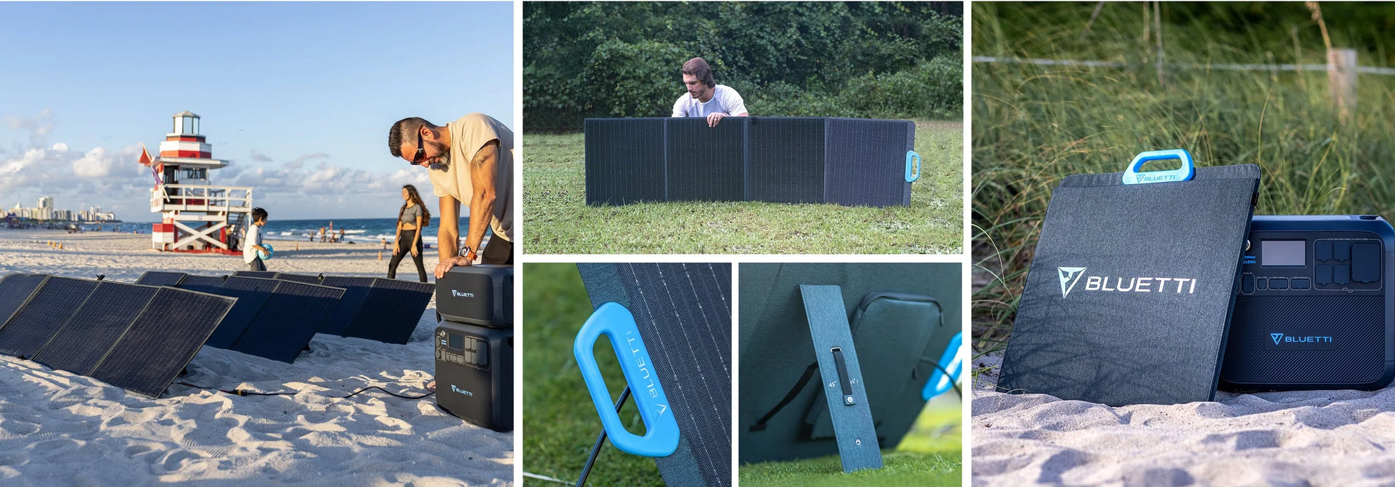 BLUETTI PV120 Foldable / Portable Monocrystalline Cells Solar Panel 120W