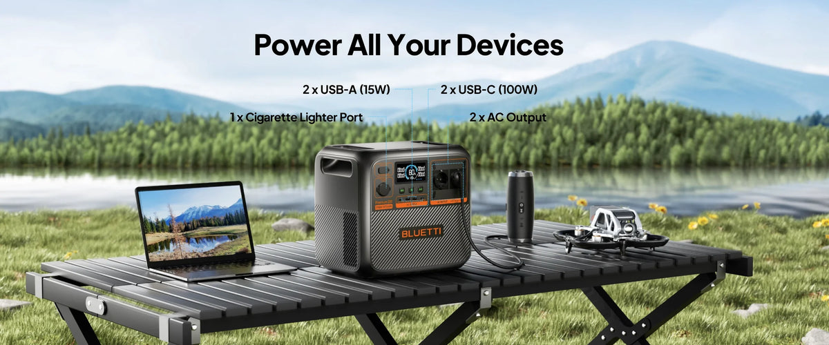 BLUETTI PREMIUM 200 v2 Portable Battery Power Station 2073Wh 2700w