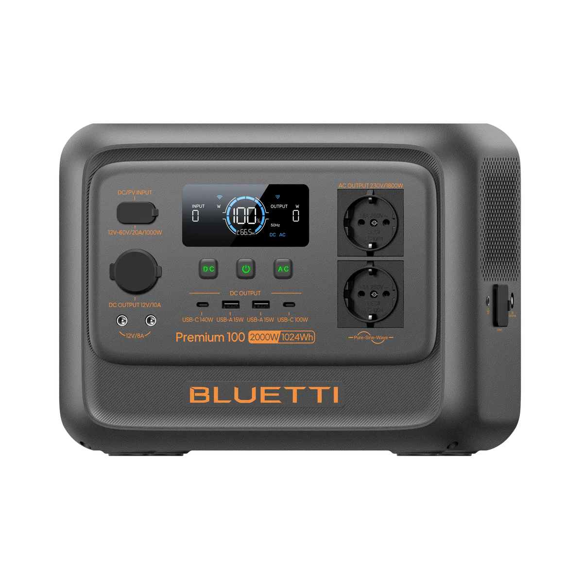 BLUETTI Premium 100 V2 Portable Power Station 2000W 1024Wh