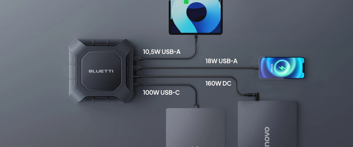BLUETTI X20 Power Bank for Laptop 288W 153.6Wh