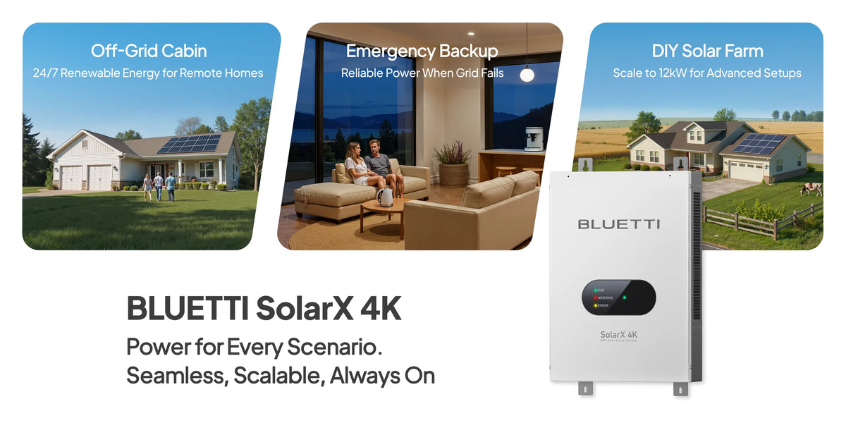 BLUETTI SolarX 4K Solar Charge Controller MPPT 80A 150-500V