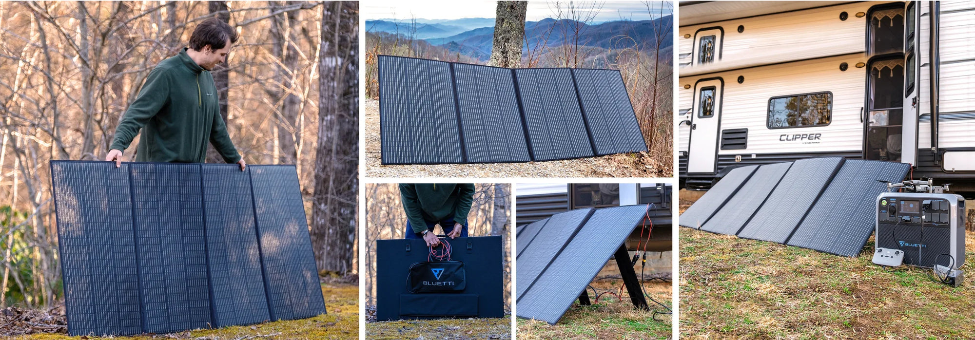 BLUETTI PV350 Portable IP65 Foldable 350W Solar Panel