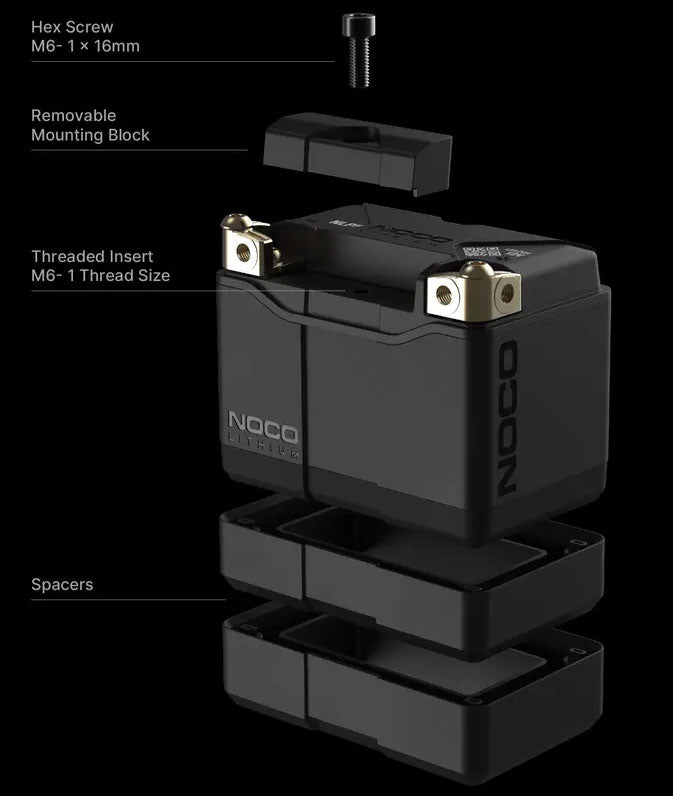 NOCO NLP5 12V / 250A Rapid Recharge Lithium Powersport Battery