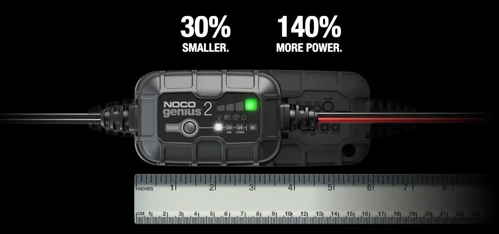 NOCO GENIUS2 Battery Maintainer 6V/12V 2A Smart Trickle Battery Charger