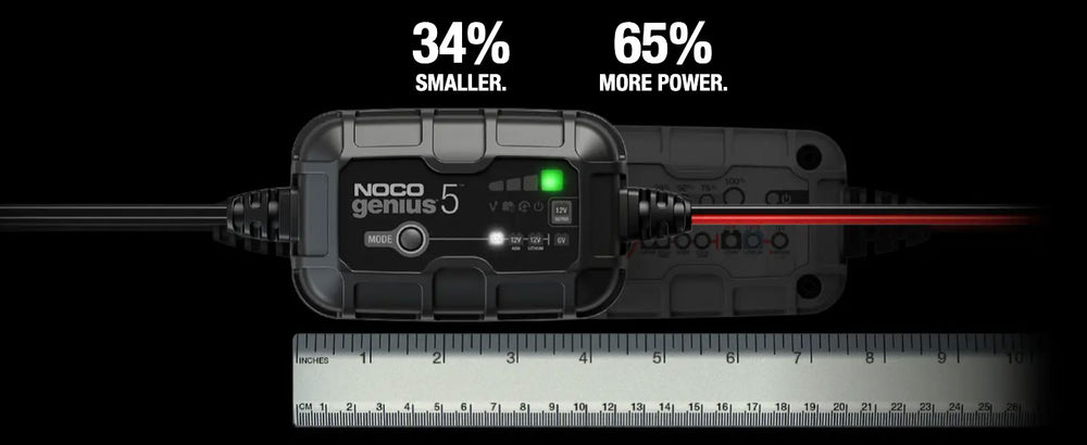 NOCO GENIUS5 Smart Trickle Battery Charger With EVA Protective Case