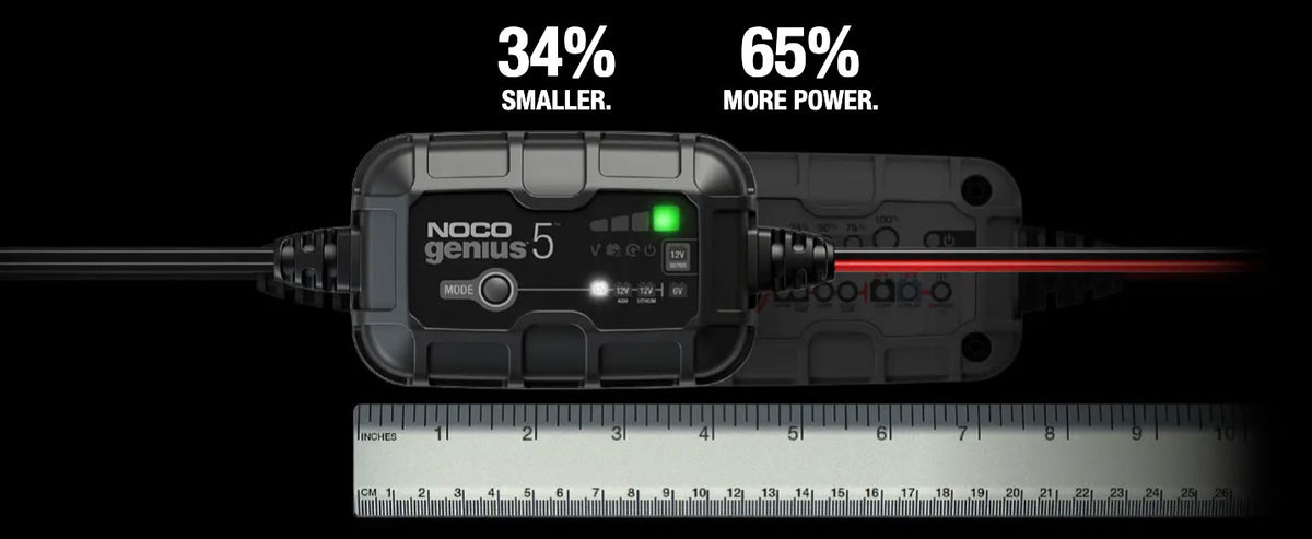 NOCO GENIUS5 Battery Maintainer Smart Battery Charger 6V/12V 5A