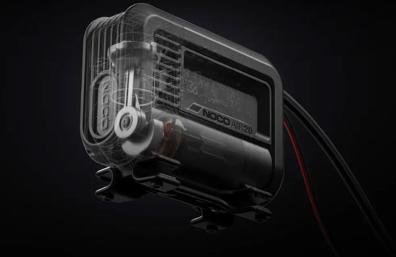 NOCO AIR20 UltraFast 20A Tire Inflator 12V Portable Air Compressor Pump