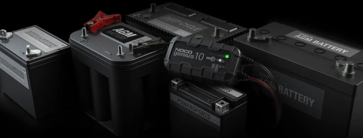 NOCO GENIUS10 Smart Trickle Battery Charger With EVA Protective Case