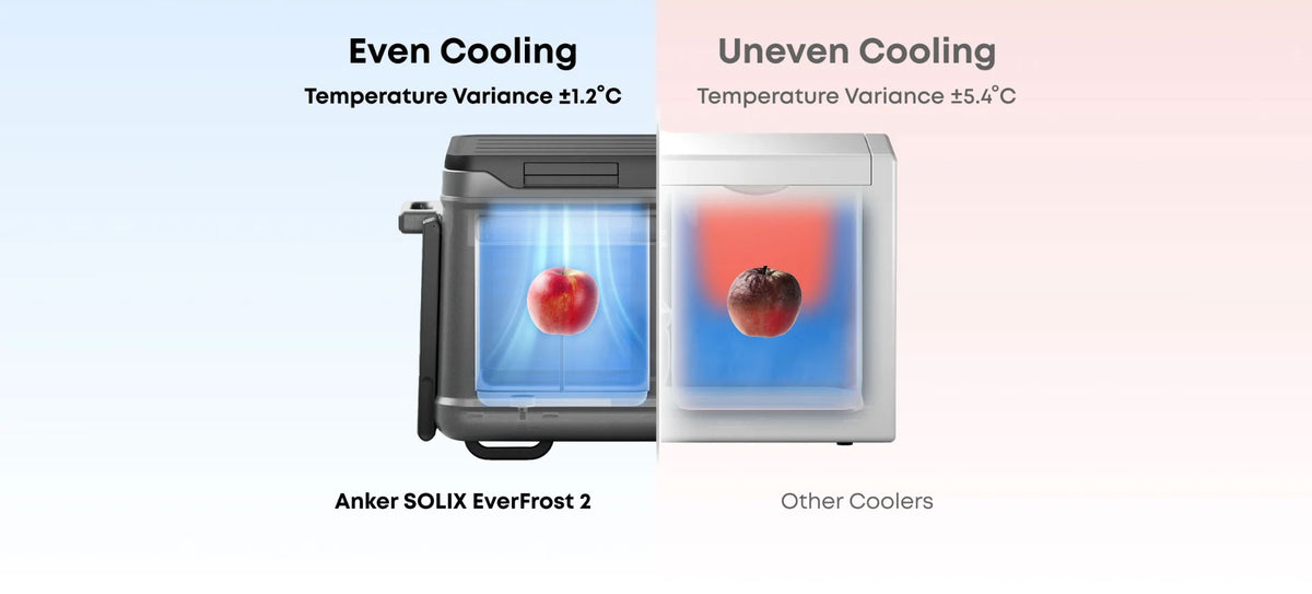 Anker Solix EverFrost 2 40L Electric Powered Cooler Portable Refrigerator