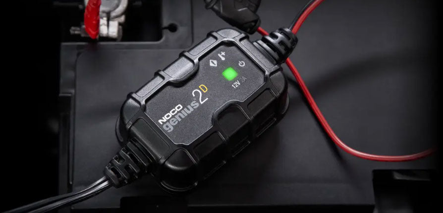 NOCO GENIUS2D Battery Maintainer 2A Trickle Battery Charger with Case