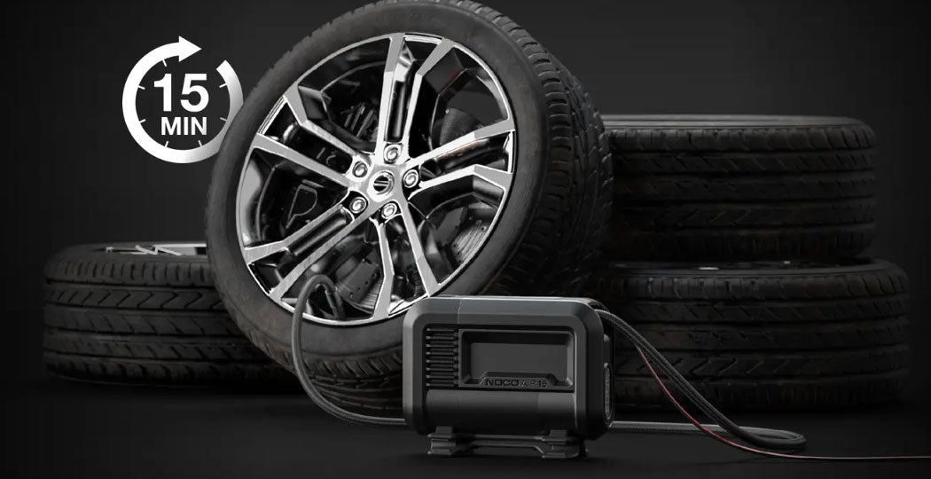 NOCO AIR15 UltraFast 15A Tire Inflator 12V Portable Air Compressor Pump
