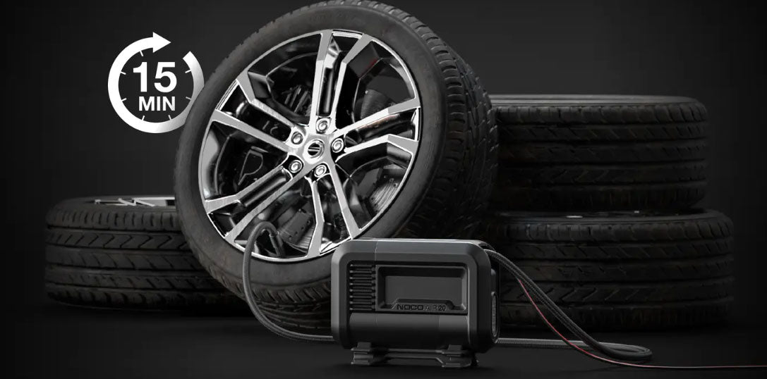 NOCO AIR20 UltraFast 20A Tire Inflator 12V Portable Air Compressor Pump