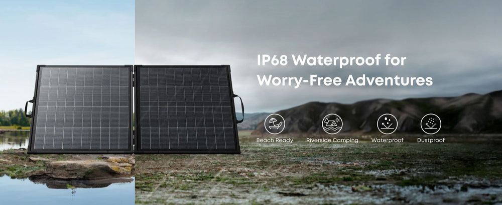 Anker SOLIX PS200 Bifacial Portable Ultra Light IP68 200W Solar Panel