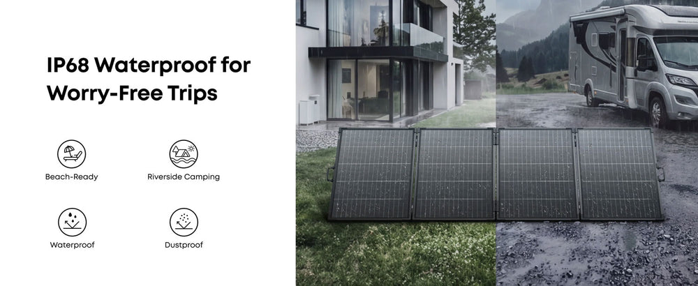 Anker Solix PS400 Portable Foldable 400W IP68 Solar Panel