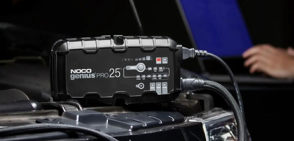 NOCO GENIUSPRO25 Battery Maintainer 25A Smart Trickle Battery Charger 6V / 12V / 24V