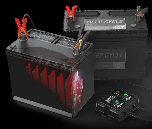 NOCO GENIUS2X2 Battery Maintainer 2-Bank 4-Amp Smart Trickle Battery Charger