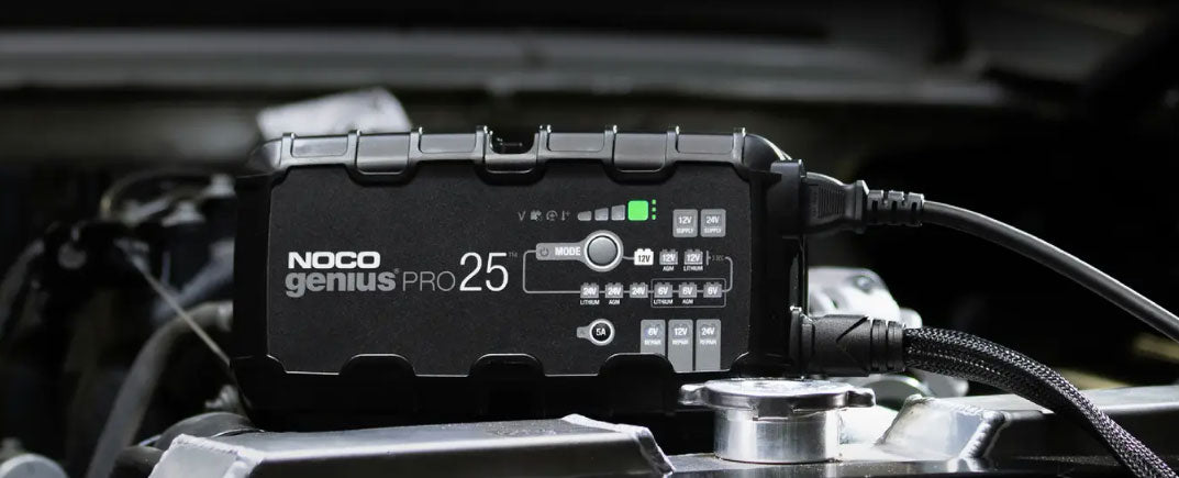 NOCO GENIUSPRO25 Battery Maintainer 25A Smart Trickle Battery Charger 6V / 12V / 24V