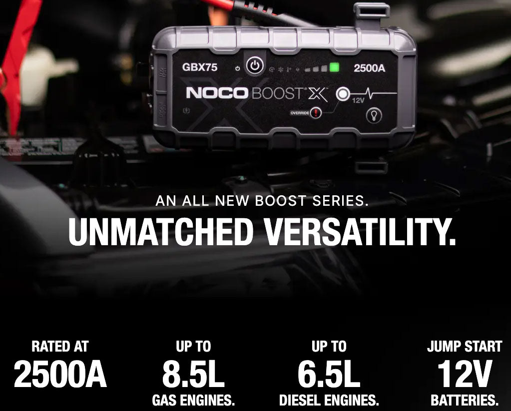 NOCO GBX75 Boost X Jump Starter 2500A With Protective Storage