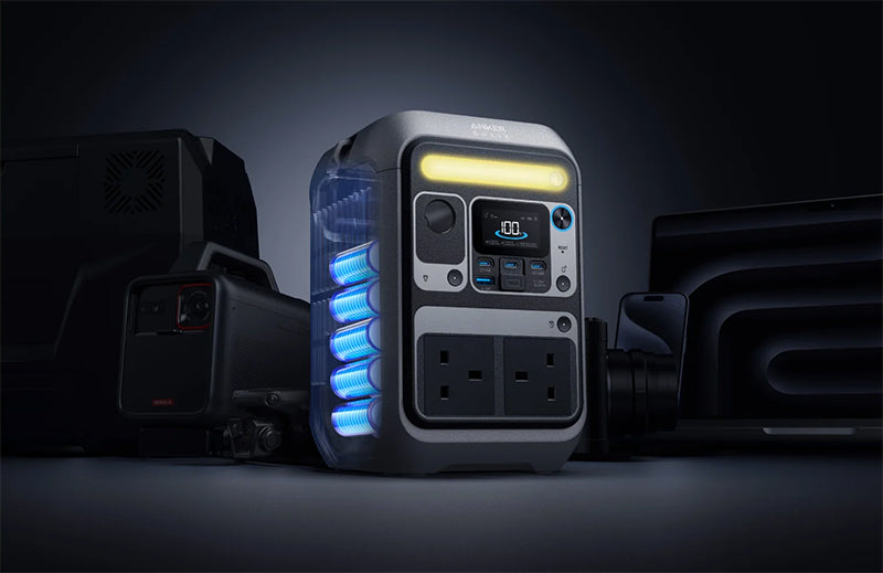 Anker Solix C300 AC Portable Power Station 288WH 300W With PS100X 100W Solar Panel