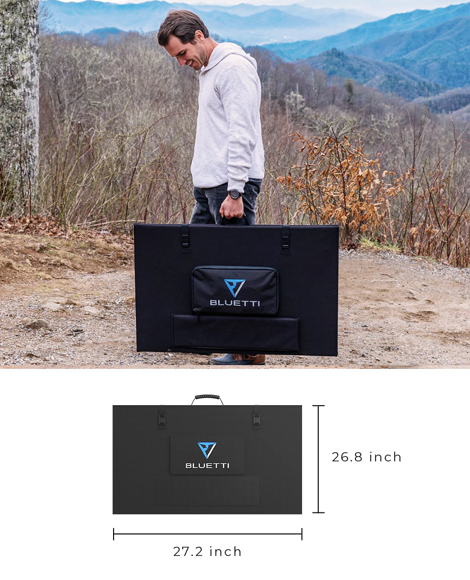 BLUETTI PV350 Portable IP65 Foldable 350W Solar Panel